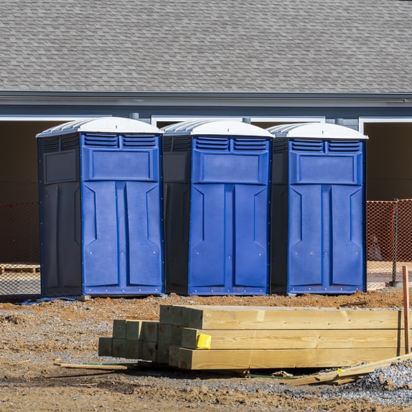 are there any restrictions on where i can place the portable toilets during my rental period in Elnora